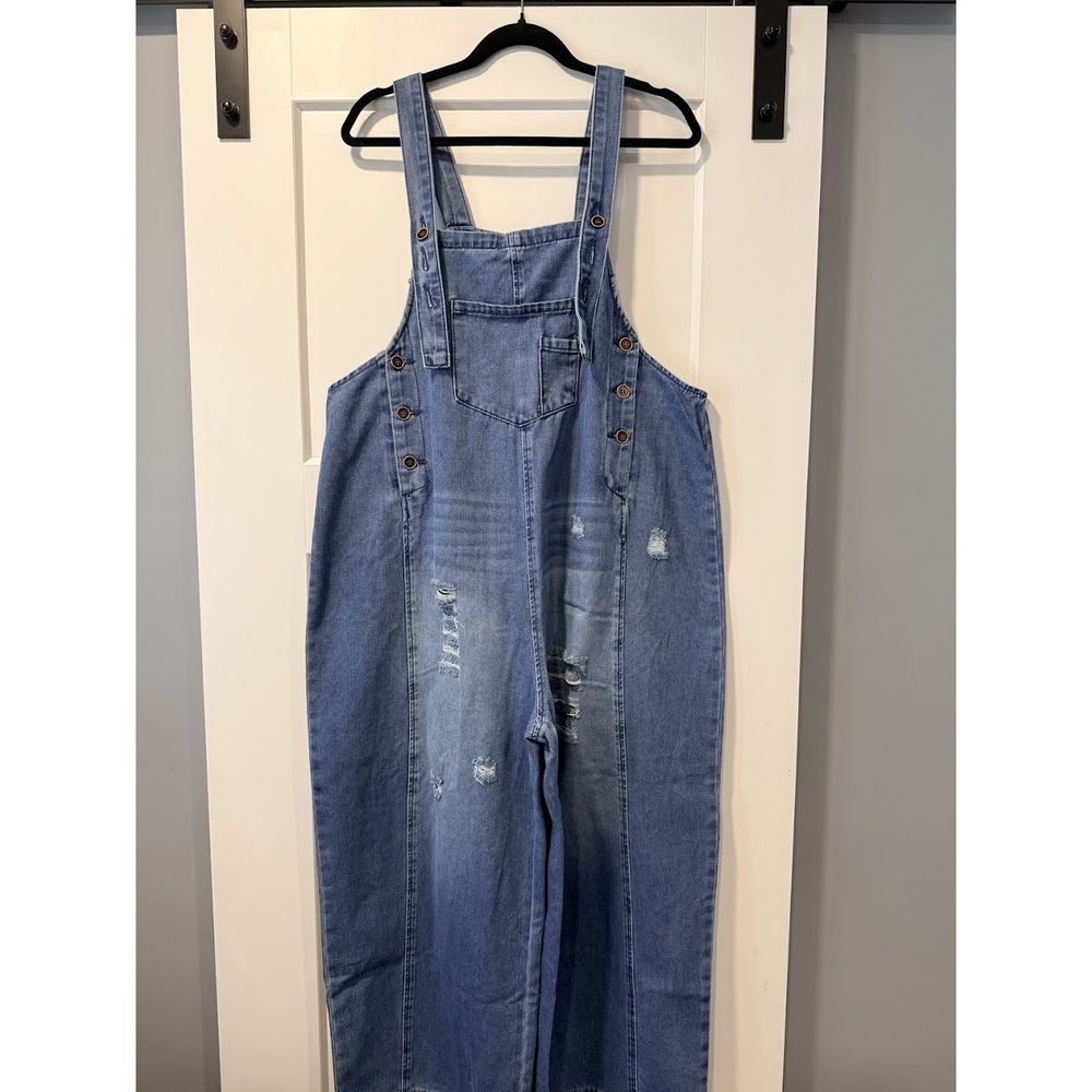 Classic Blue Denim Women’s Overalls